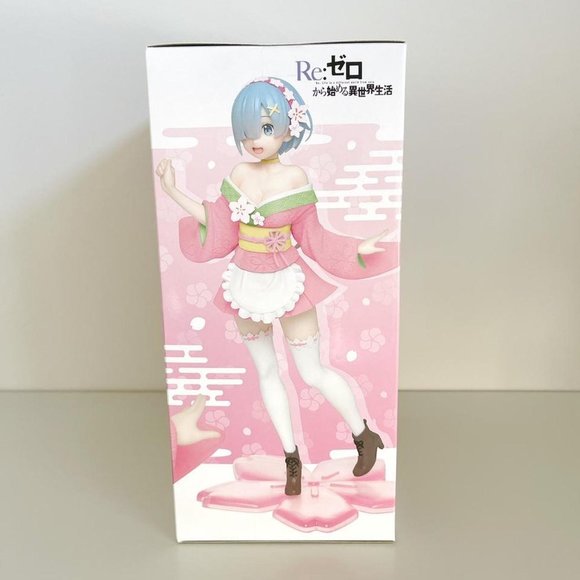 Re:Zero - Precious Figure Rem - Original Sakura Version - Kawaii Anime (BNIB) - Picture 2 of 3
